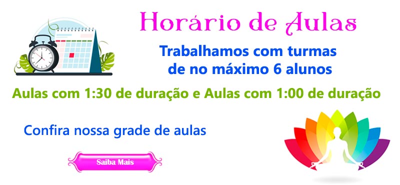 Horário de aulas